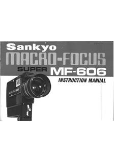 Sankyo MF 606 manual. Camera Instructions.